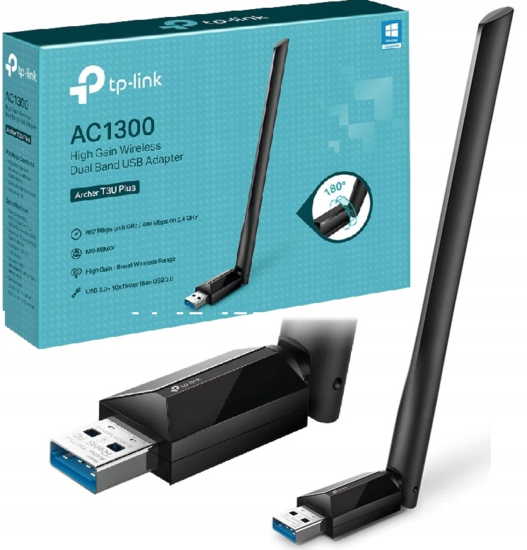 Externá sieťová karta TP-Link Archer T3U Plus